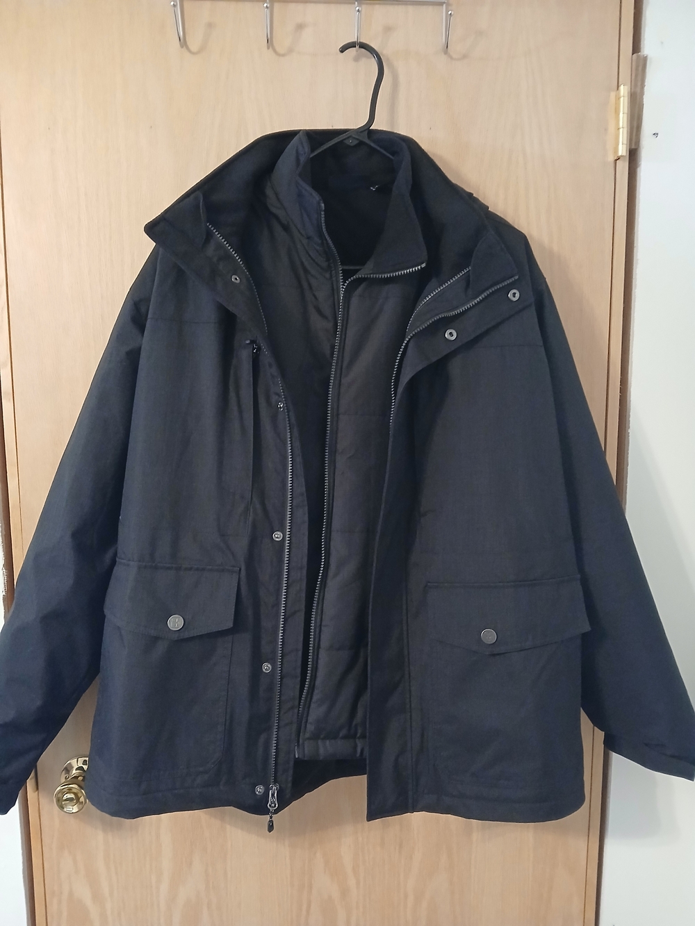 Swiss Tech Black Men's Winter Jacket